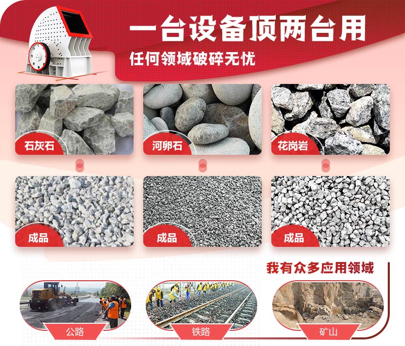 錘式破碎機(jī)應(yīng)用物料 錘式破碎機(jī)應(yīng)用物料