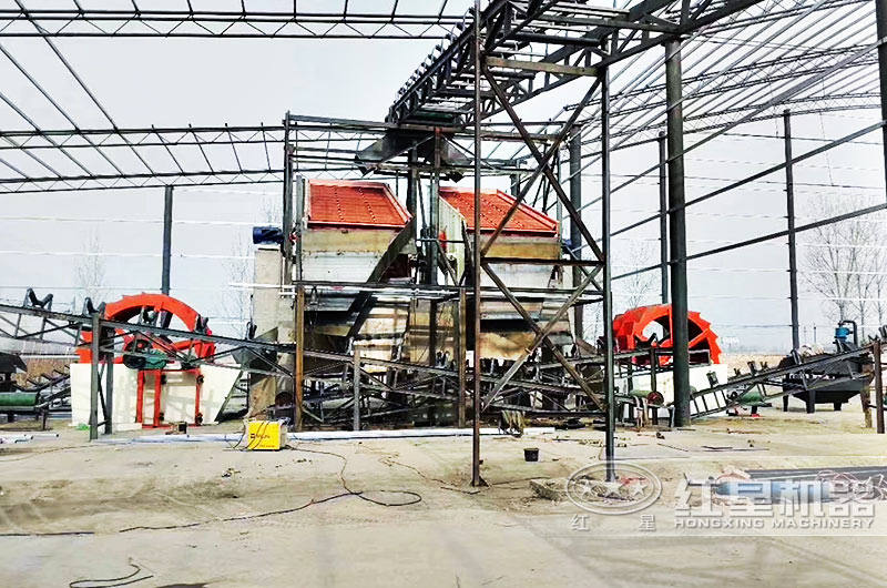 大型洗砂機(jī)生產(chǎn)線 大型洗砂機(jī)生產(chǎn)線